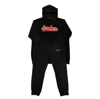 CHENILLE SWEATSUIT / BLACK