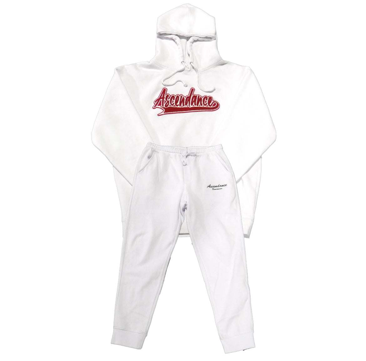 CHENILLE SWEATSUIT / WHITE